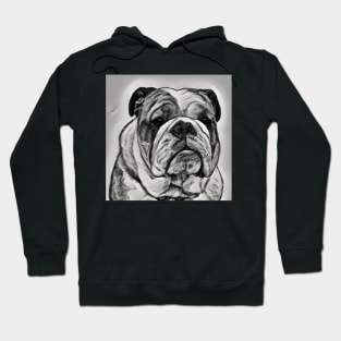 British Bulldog, Traditional Bulldog Art Hoodie